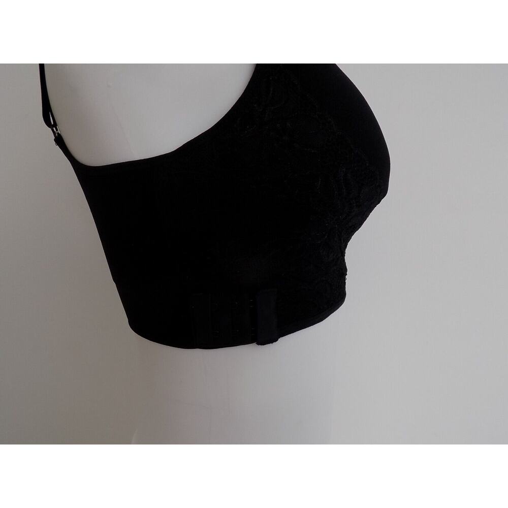 Cara Mia bra bralette size Medium comfort lift support wireless black NEW - Picture 5 of 9